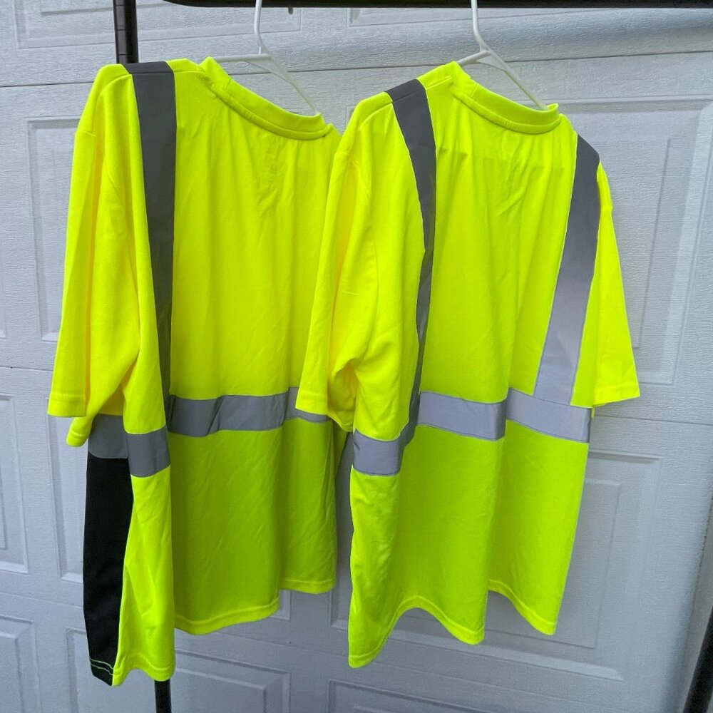 FedEx High Vis Shirts, Made by PIP, Size L, Set of 2 for the price of 1 - Picture 2 of 3